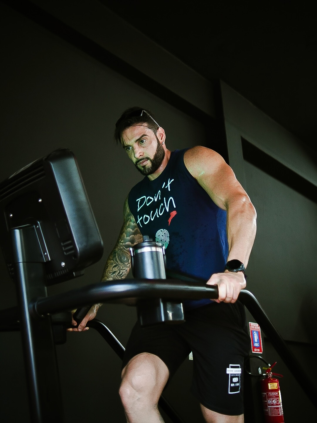 Treino cardio na esteira