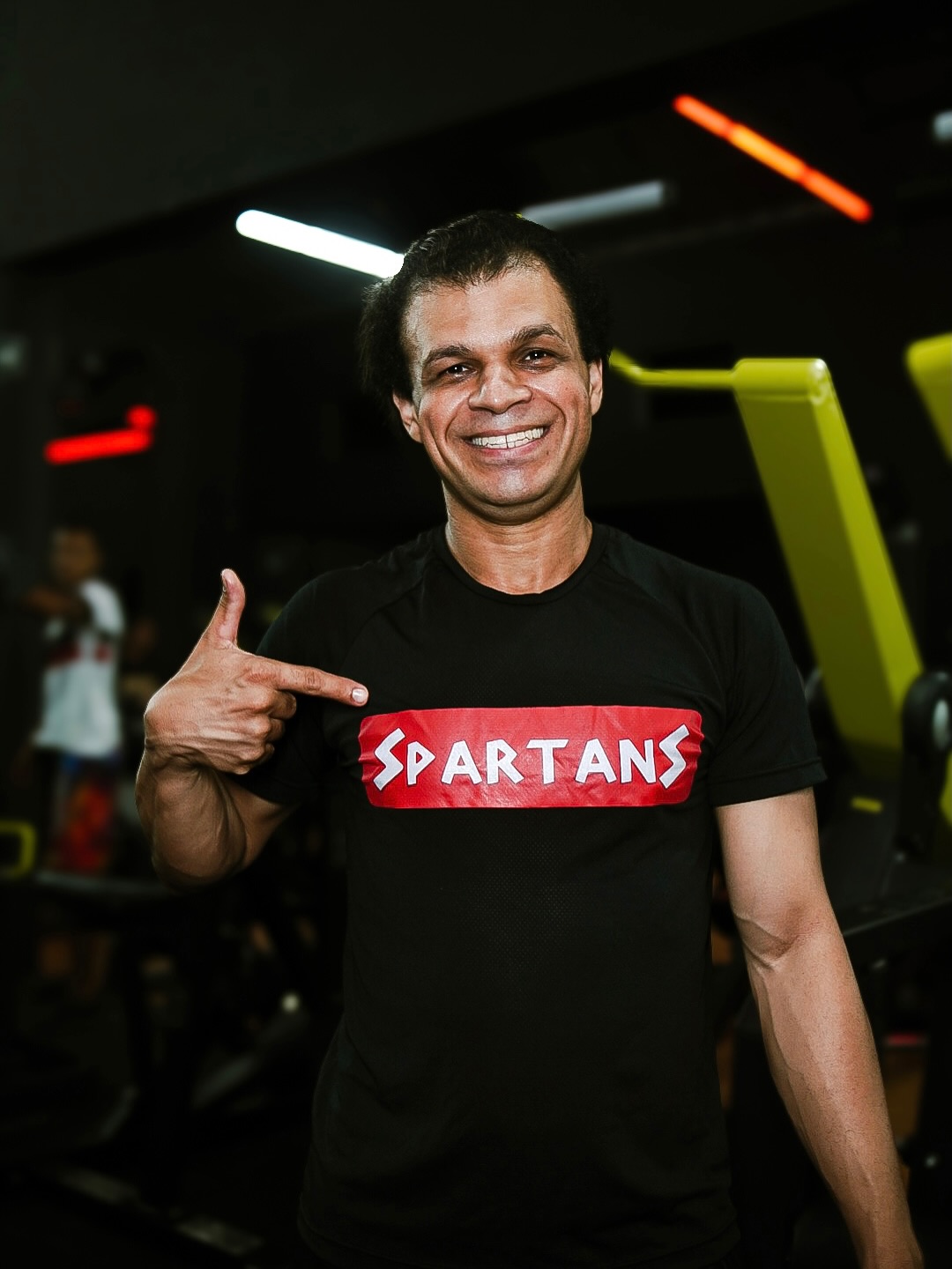 Comunidade com camisa Spartans